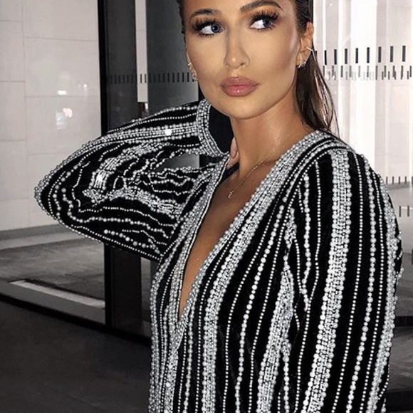 Embellished KHANUM sweater dress gorgeous!!! - Picture 4 of 6